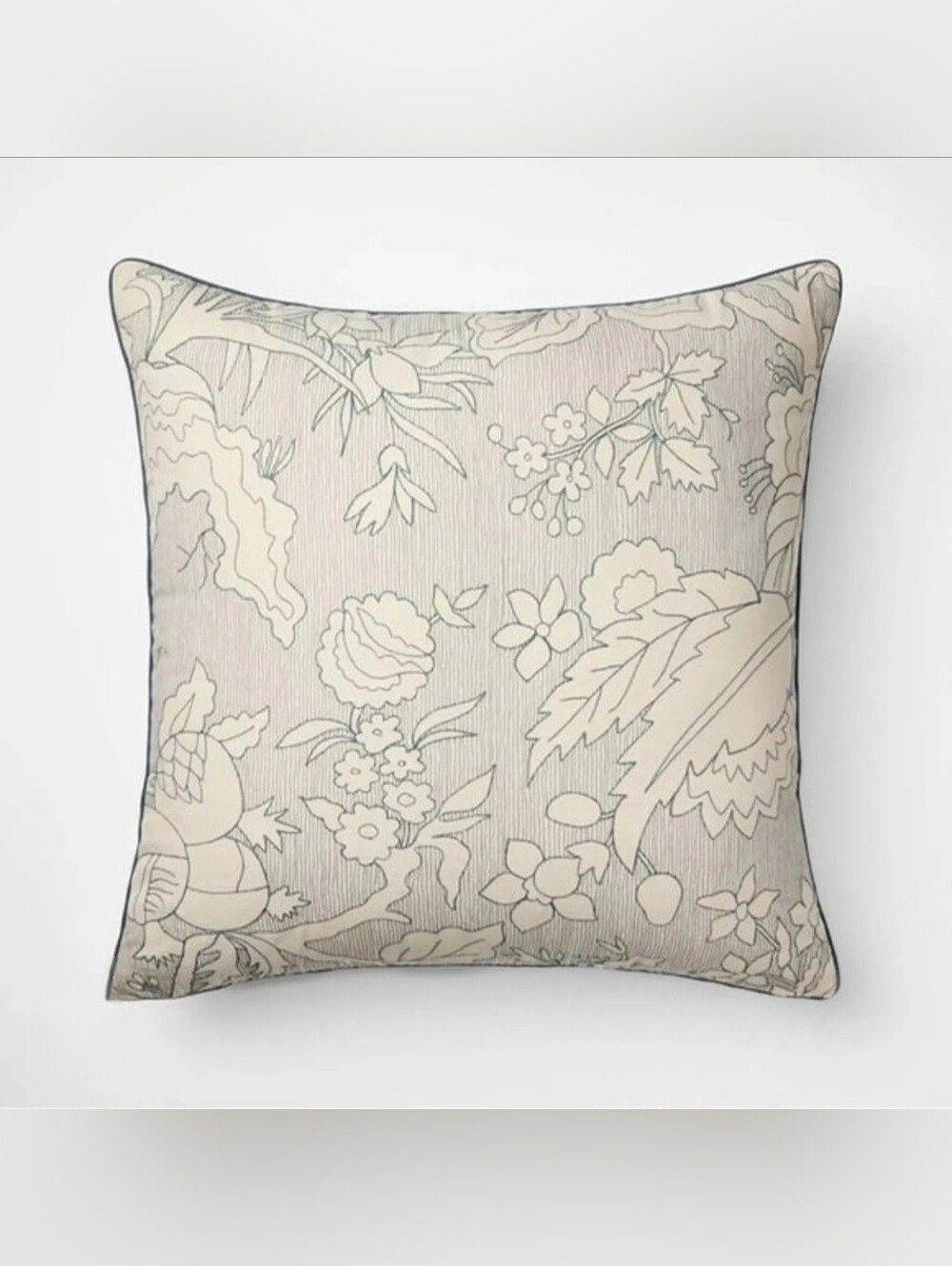 Threshold Designed With Studio McGee Oversized Square Reverse Embroidered Floral